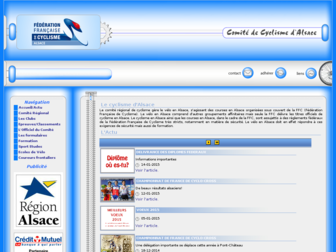 cyclismealsace.com website preview