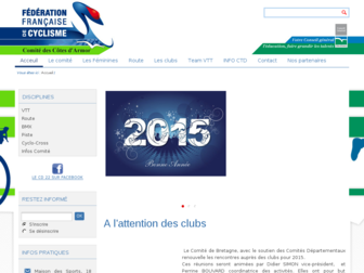 cotedarmor-cyclisme.fr website preview