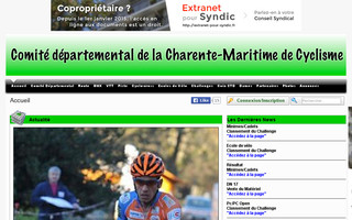 cyclisme17.fr website preview