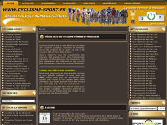 cyclisme-sport.fr website preview