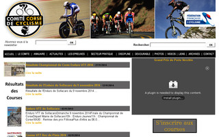 comitecorsedecyclisme.com website preview