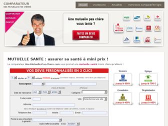 une-mutuelle-pas-chere.com website preview