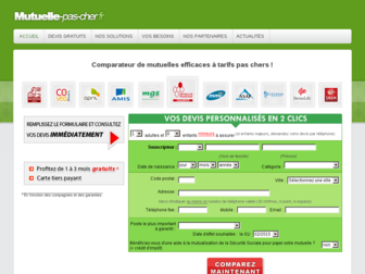 mutuelle-pas-cher.fr website preview