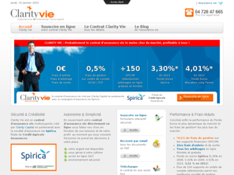 clarity-vie.fr website preview