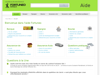 aide.fortuneo.fr website preview
