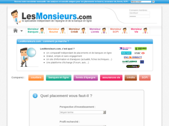 lesmonsieurs.com website preview