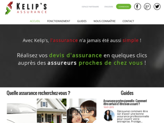 kelips.fr website preview