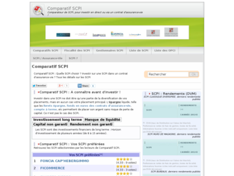 comparatif-scpi.com website preview
