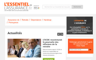 lessentieldelassurance.fr website preview