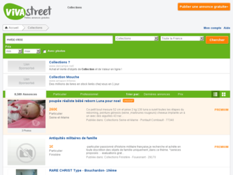 collections.vivastreet.com website preview