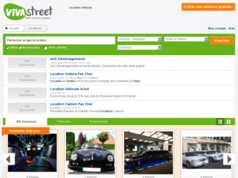 location-vehicules.vivastreet.com website preview