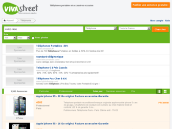 telephone-mobile.vivastreet.com website preview