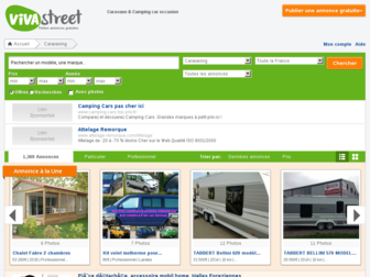 camping-car-caravane-occasion.vivastreet.com website preview