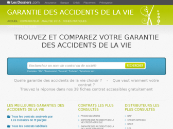 garantie-accident-de-la-vie.lesdossiers.com website preview
