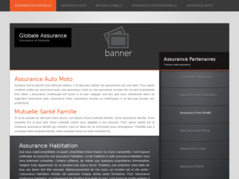 globaleassurance.fr website preview