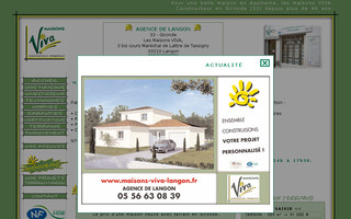 maisons-viva-langon.fr website preview