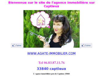 captieux-immobilier.fr website preview