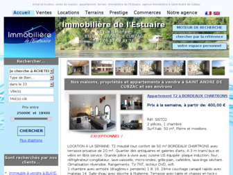 immobiliere-estuaire.com website preview