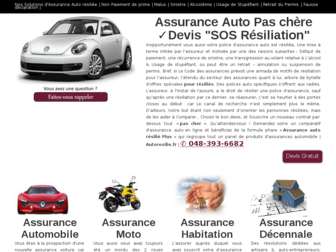 autoresilie.fr website preview