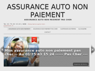 assurance-auto-non-paiement.fr website preview