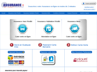 assurance-non-paiement.com website preview