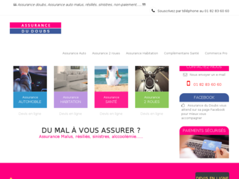 assurancedudoubs.fr website preview