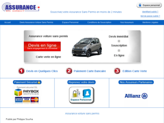 assurance-voitures-sans-permis.com website preview