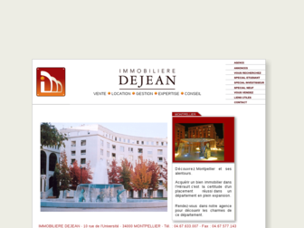 i-dejean.com website preview