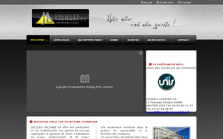 lacombe-immobilier.fr website preview
