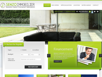 senzo-immobilier.fr website preview