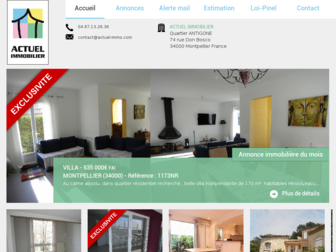 actuel-immo.com website preview