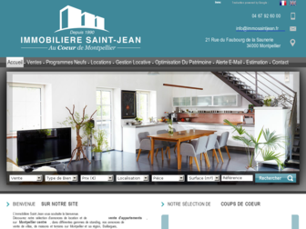 immosaintjean.fr website preview