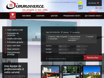 immovance.fr website preview
