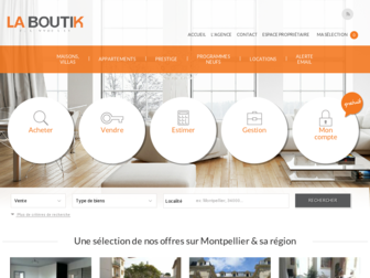 boutik-immobilier.com website preview