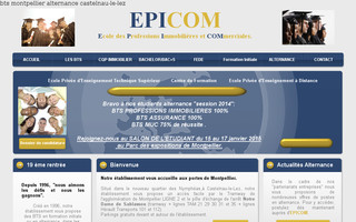 ecole-epicom.com website preview