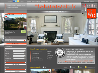 habitatweb.fr website preview
