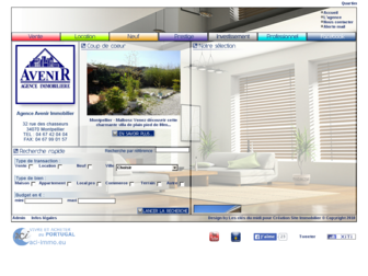 avenir-immobilier-34.fr website preview