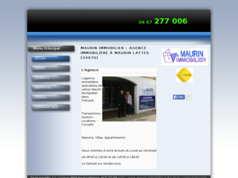 maurin-immobilier.fr website preview