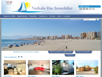 hucimmobilier.com website preview
