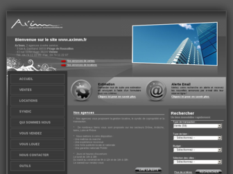 aximm.fr website preview