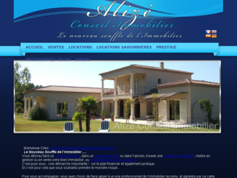 agence-alize.com website preview