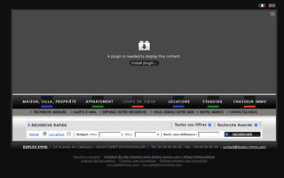 duplex-immo.com website preview