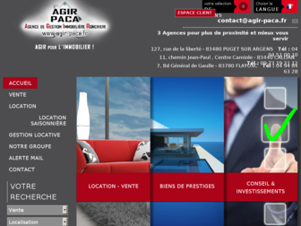 agir-paca.fr website preview