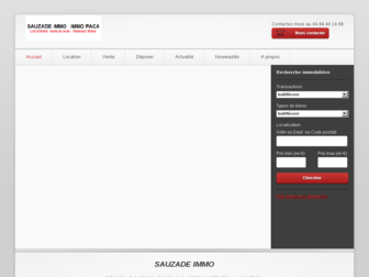 sauzade-immo.com website preview