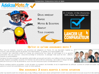 comparateurassurancemoto.fr website preview
