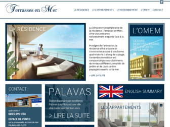 terrassesenmer.com website preview