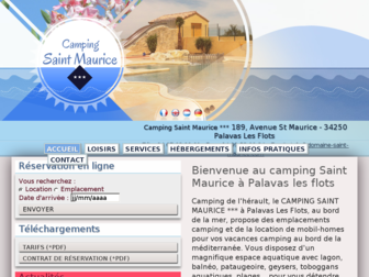 domaine-saint-maurice.com website preview