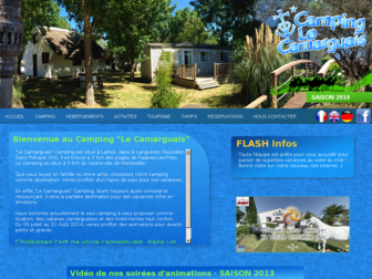 campinglecamarguais.com website preview