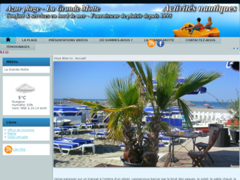 azurplage-lagrandemotte.com website preview