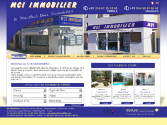 mci-immobilier.net website preview